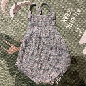 Zara Baby Mixed Knit Romper